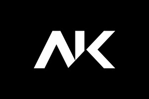 Monogram Letter AK, a Branding & Logo Template by Buqancreative