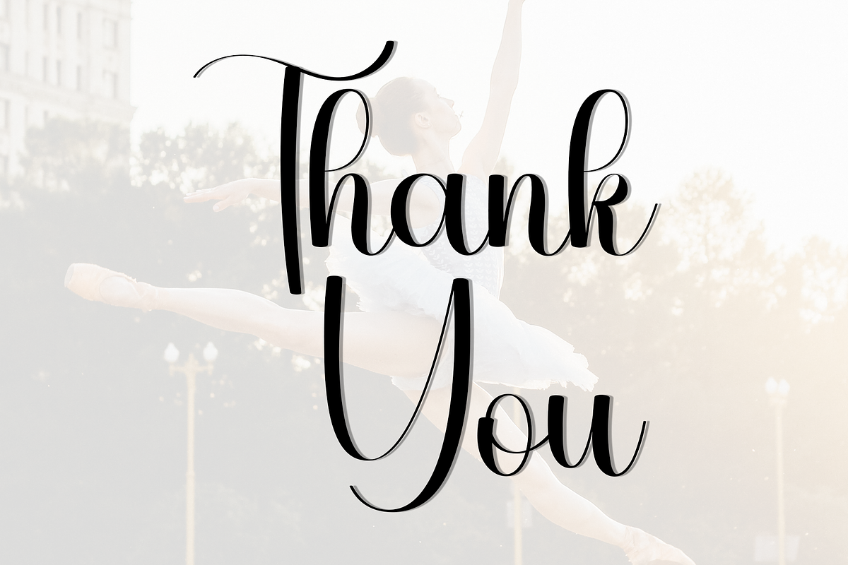 Ballerina, a Handwritten Font by InermediaSTUDIO (Photo 7 of 7)