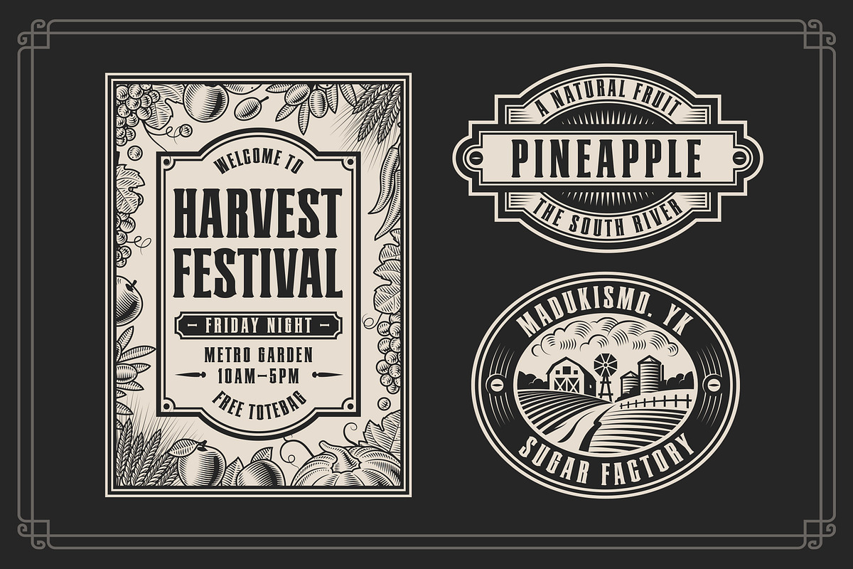 Royal Imperial Vintage Collage Font, a Serif Font by Blankids Studio (Photo 3 of 8)