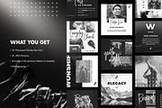 New Church - Social Pack, a Social Media Template by The Wedding Shop (Thumbnail 2 of 6)