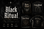 Black Ritual – Gothic Blackletter, a Blackletter Font by Wow Magic (Thumbnail 3 of 4)