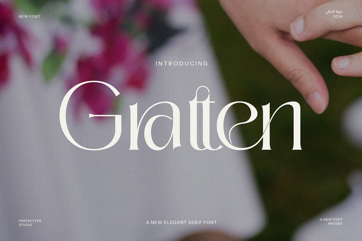 Gratten Elegant Serif Font, a Serif Font by Perfectype (Photo 1 of 7)