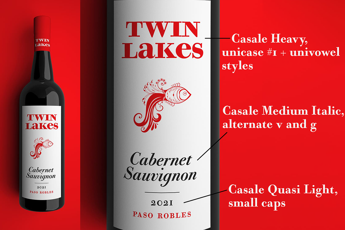 Bodoni Casale - Bonus Package, a Serif Font by California Type Foundry (Photo 2 of 9)
