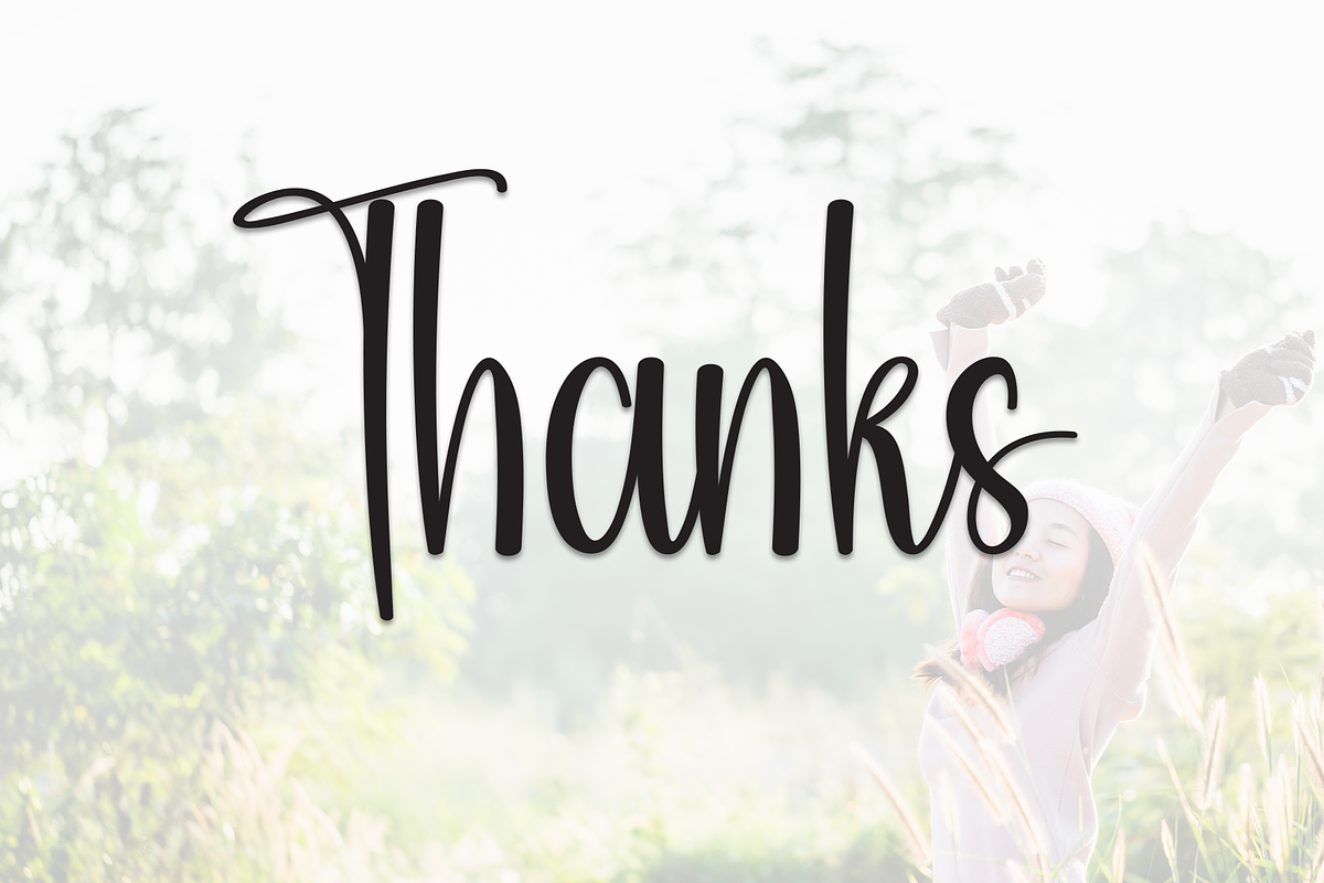 Happyday | Script Font, a Handwritten Font by Scratchones (Photo 8 of 8)