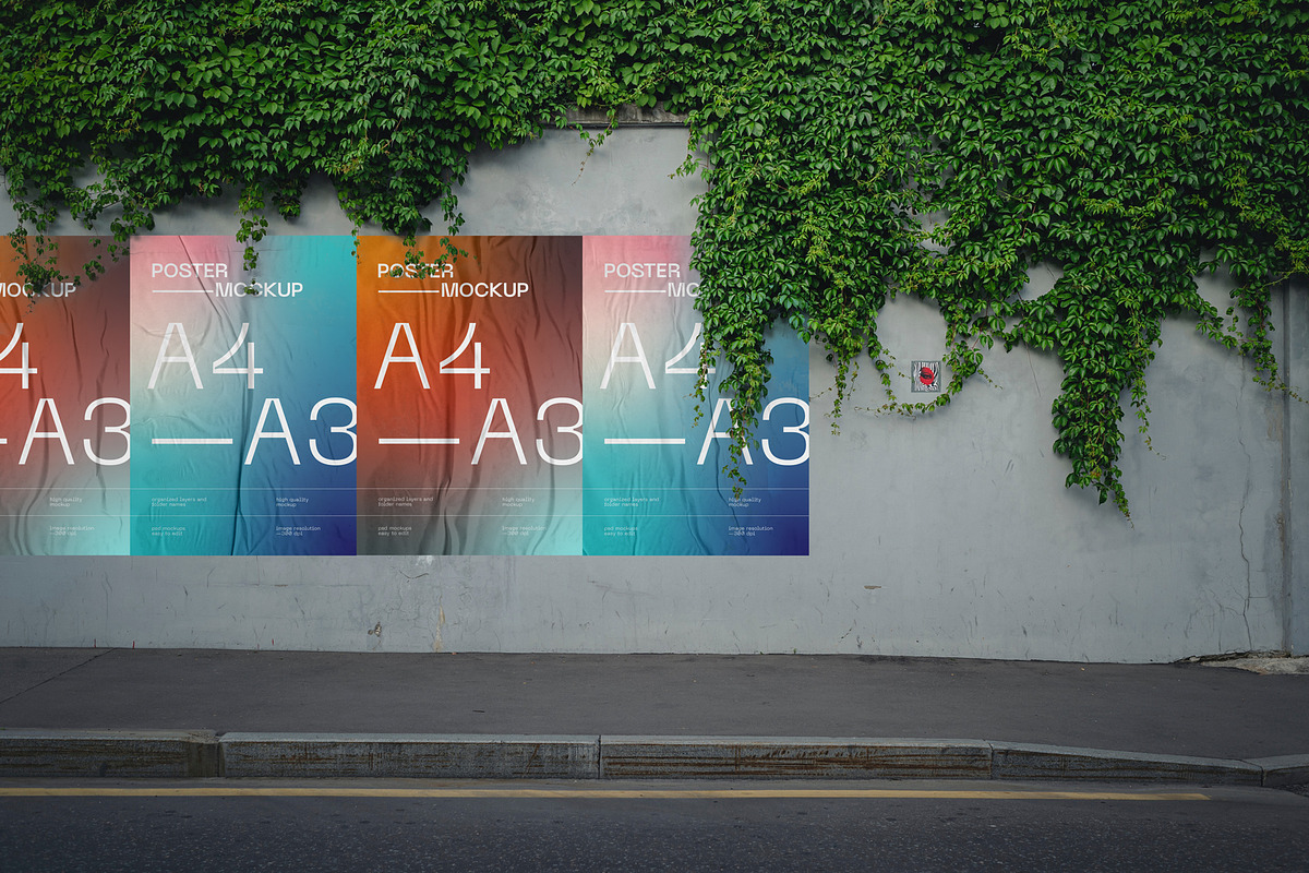 Urban Outdoor Poster Mockup, a Print Template by dpi (Photo 18 of 28)