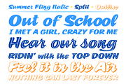 Summer Fling - brush signage font, a Script Font by Comicraft Fonts (Thumbnail 3 of 6)