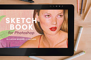 Sketchbook Set – Photoshop Brushes, a Brush Add-On by Sadie Lew (Thumbnail 1 of 9)