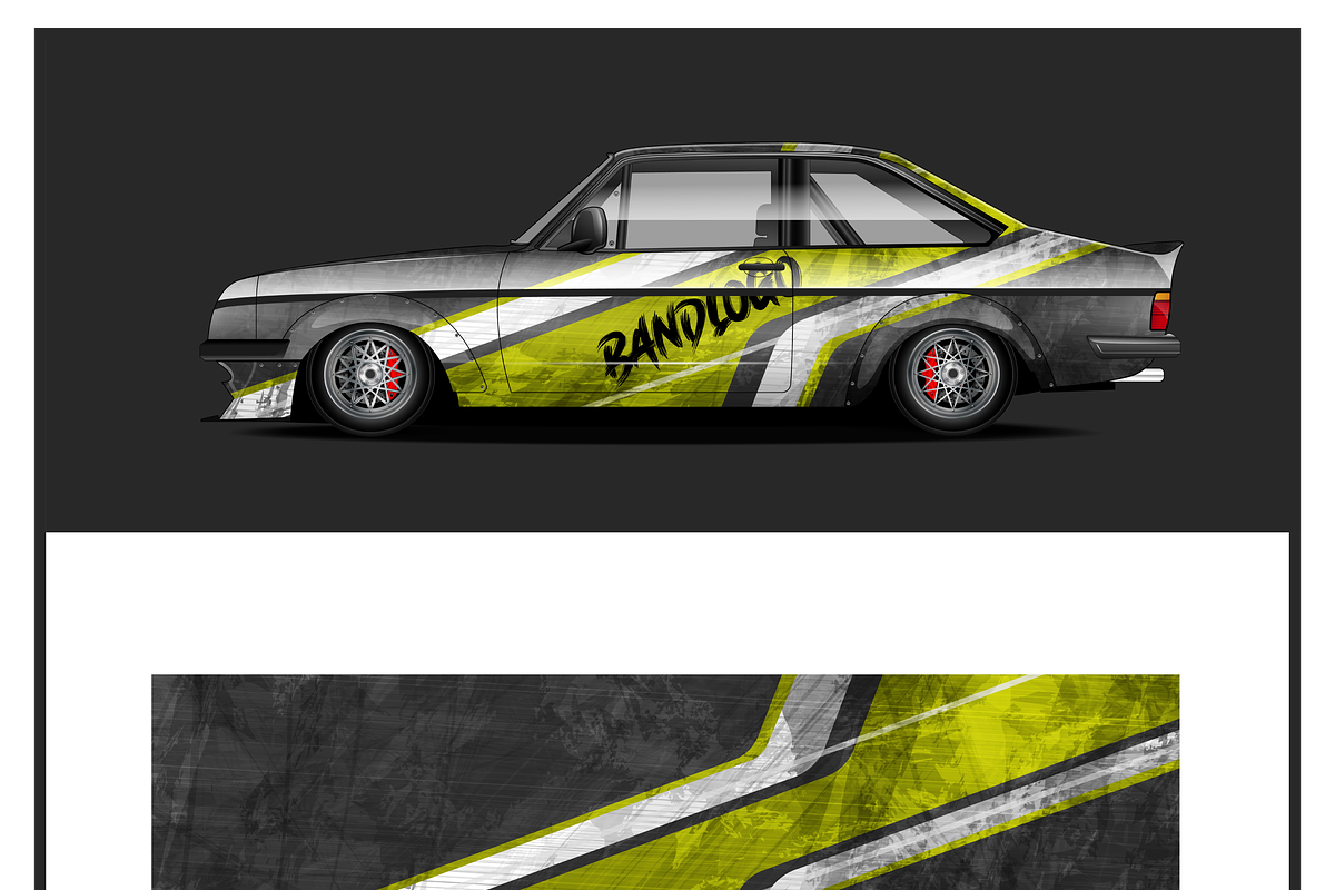 Dynamic Car Wrap Design, an Object Illustration by CarWrap design (Photo 3 of 3)