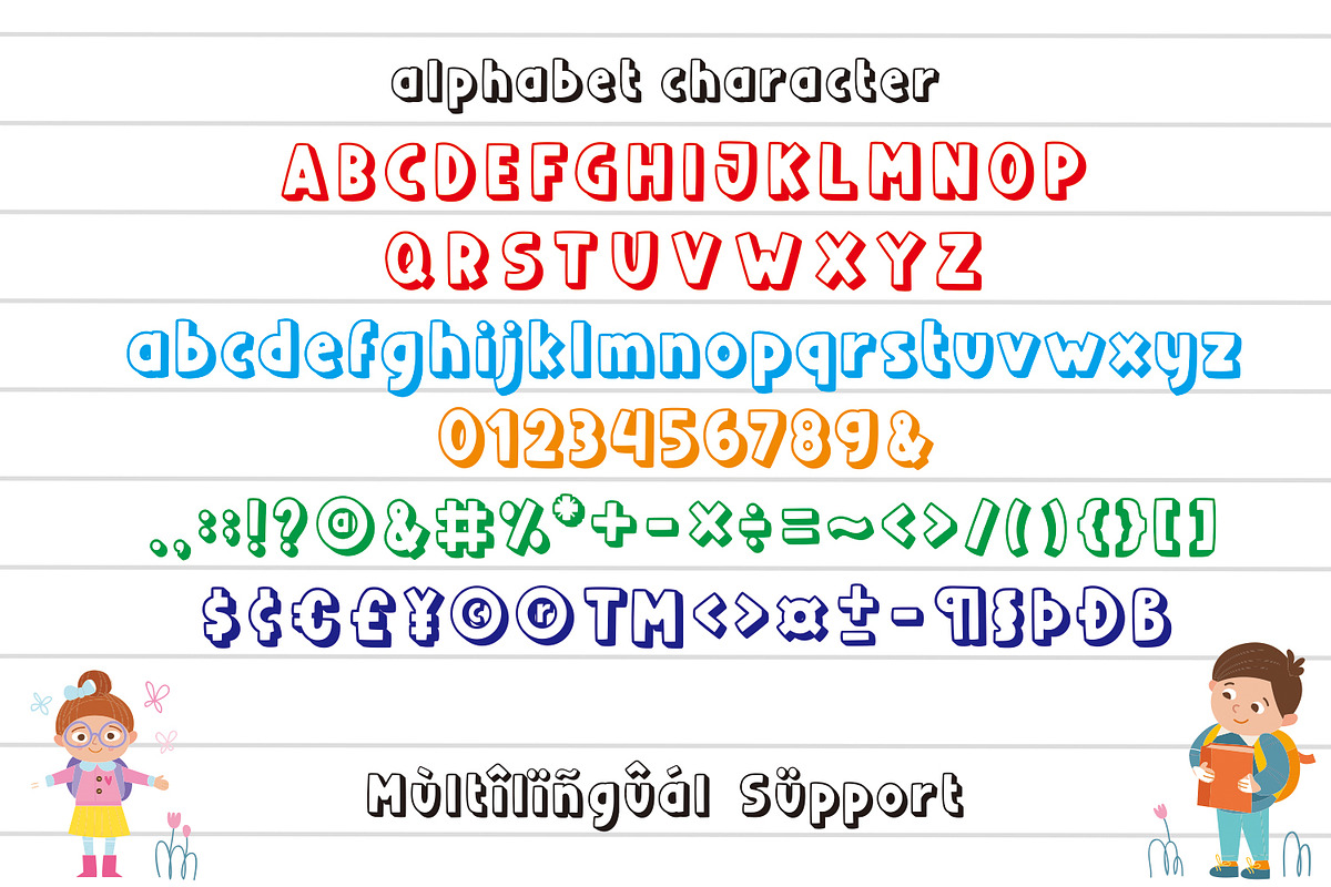 KIDSZONE, a Serif Font by Mozatype (Photo 5 of 5)