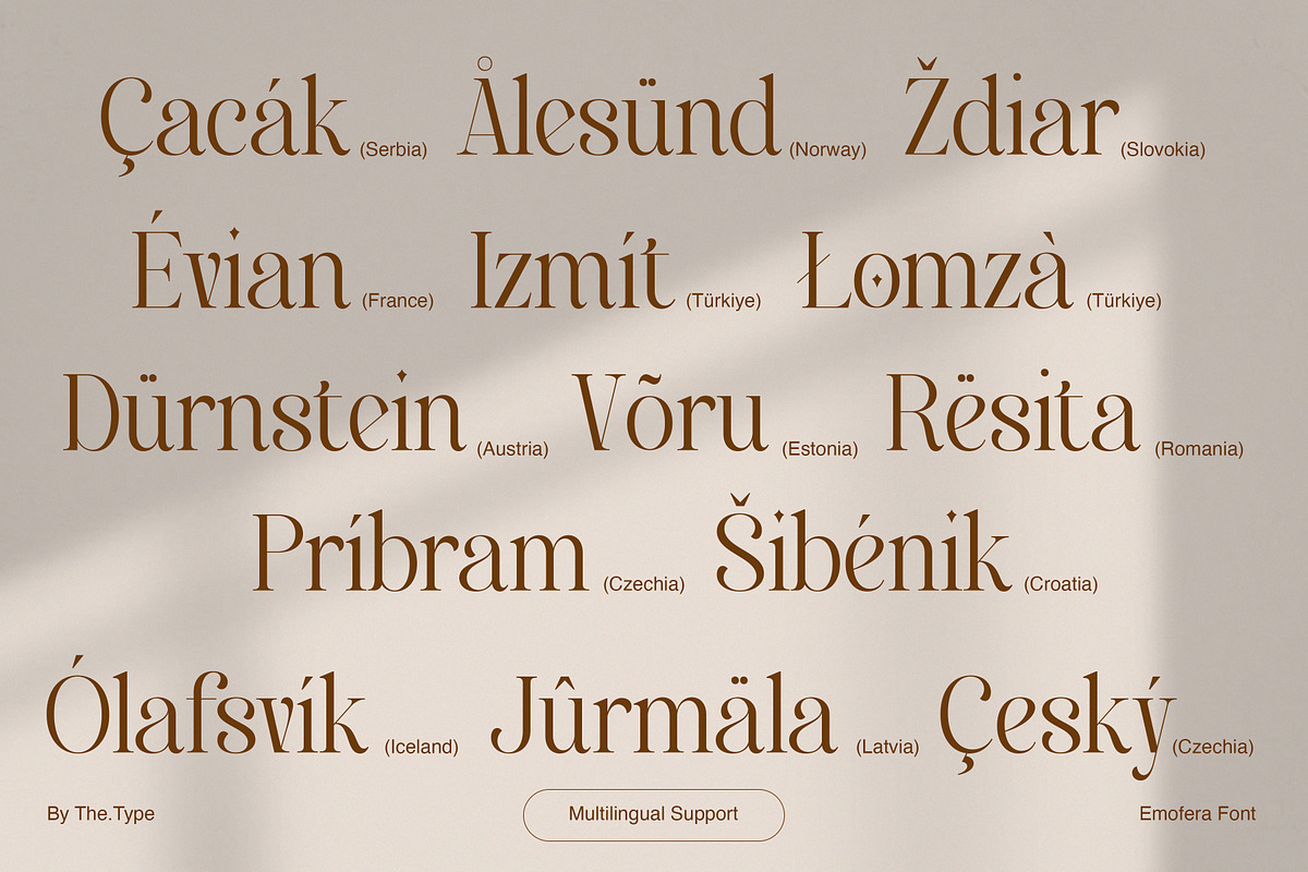 Emofera | Modern Serif Font, a Serif Font by The_Type (Photo 6 of 12)