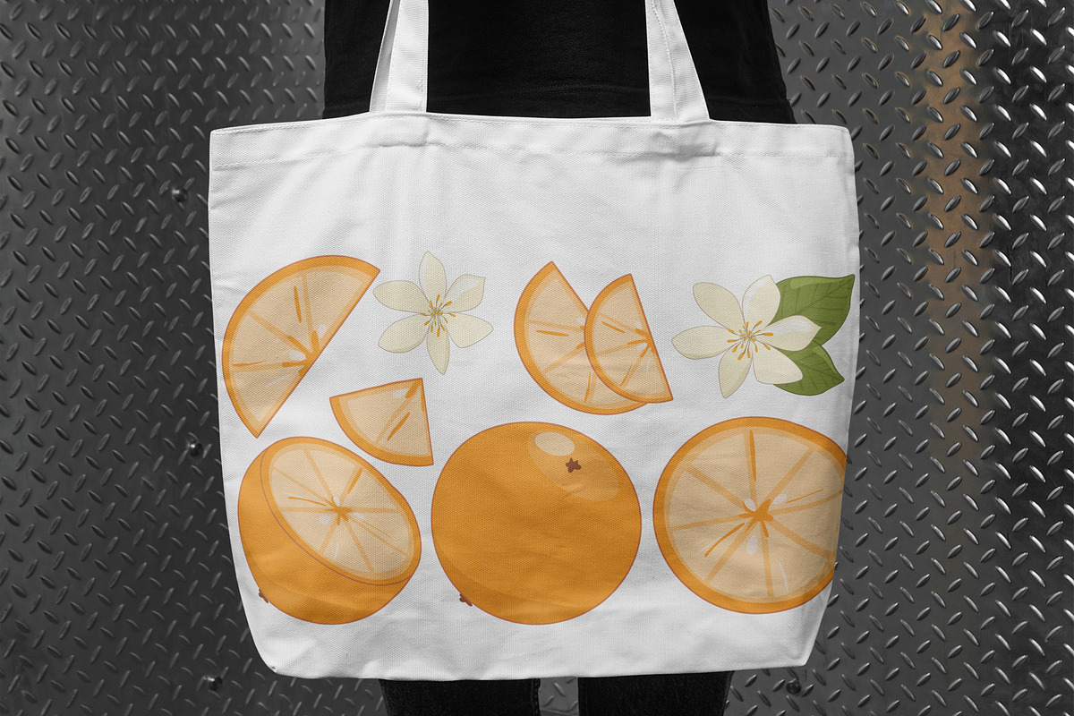 Orange Citrus Clipart Set Fruit, an Object Graphic by Vaniuta_Art (Photo 3 of 3)