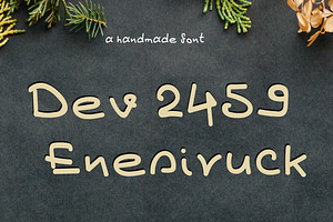 Dev2459 Enesiruck Font 