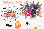 Watercolor set Halloween сollection, a Decorative Illustration by Art AleshkaK (Thumbnail 2 of 3)