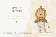 Tasty Brushes & Canvas for Procreate, a Brush Add-On by polikarpovaart (Thumbnail 2 of 13)
