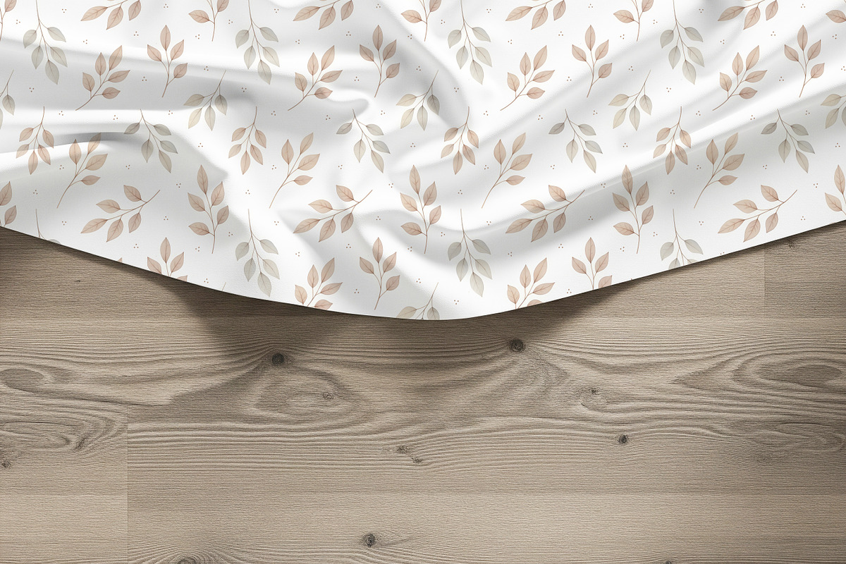 Autumn Watercolor Leaves Pattern, a Pattern Graphic by Kreeya Art Shop (Photo 11 of 13)