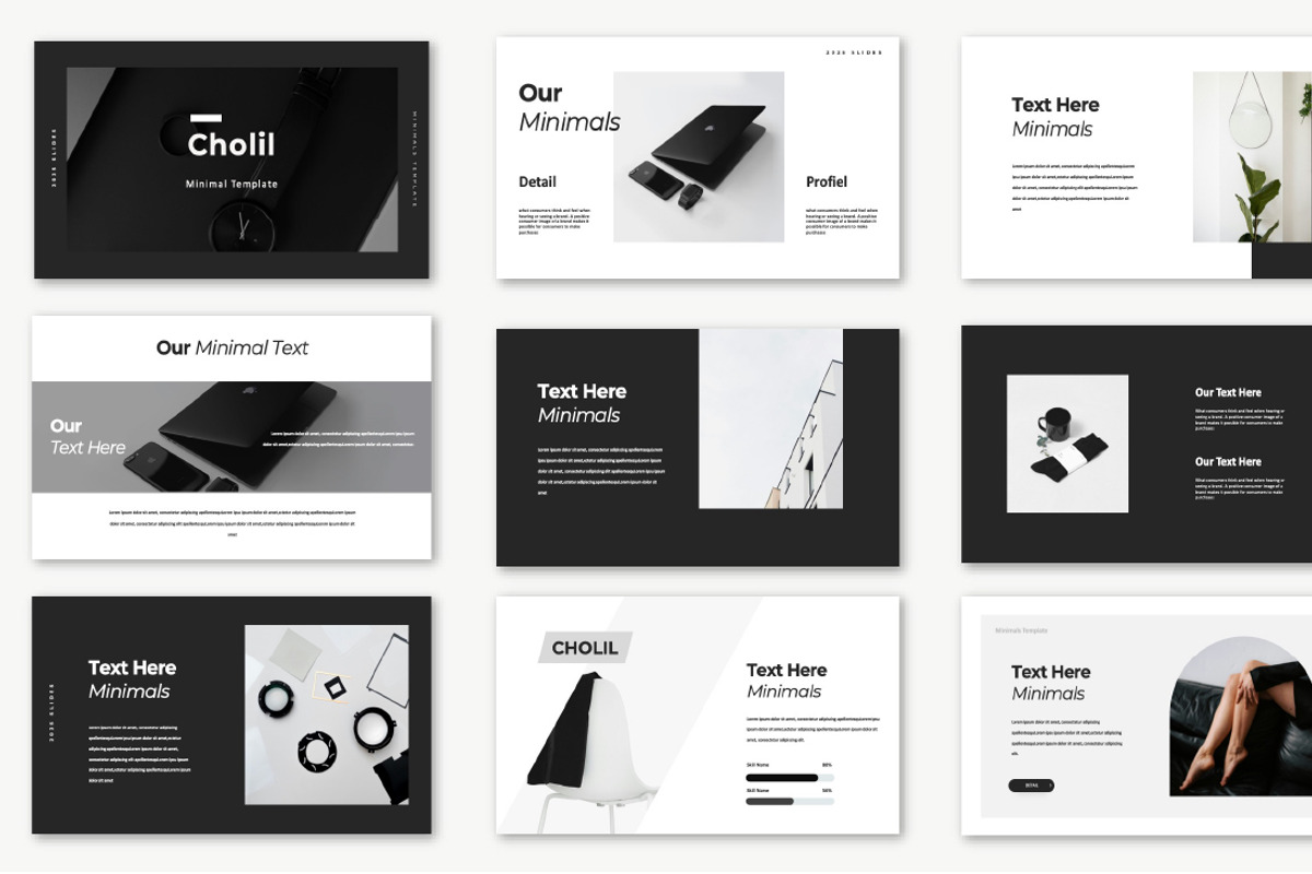 Cholil Minimal PowerPoint preview 2