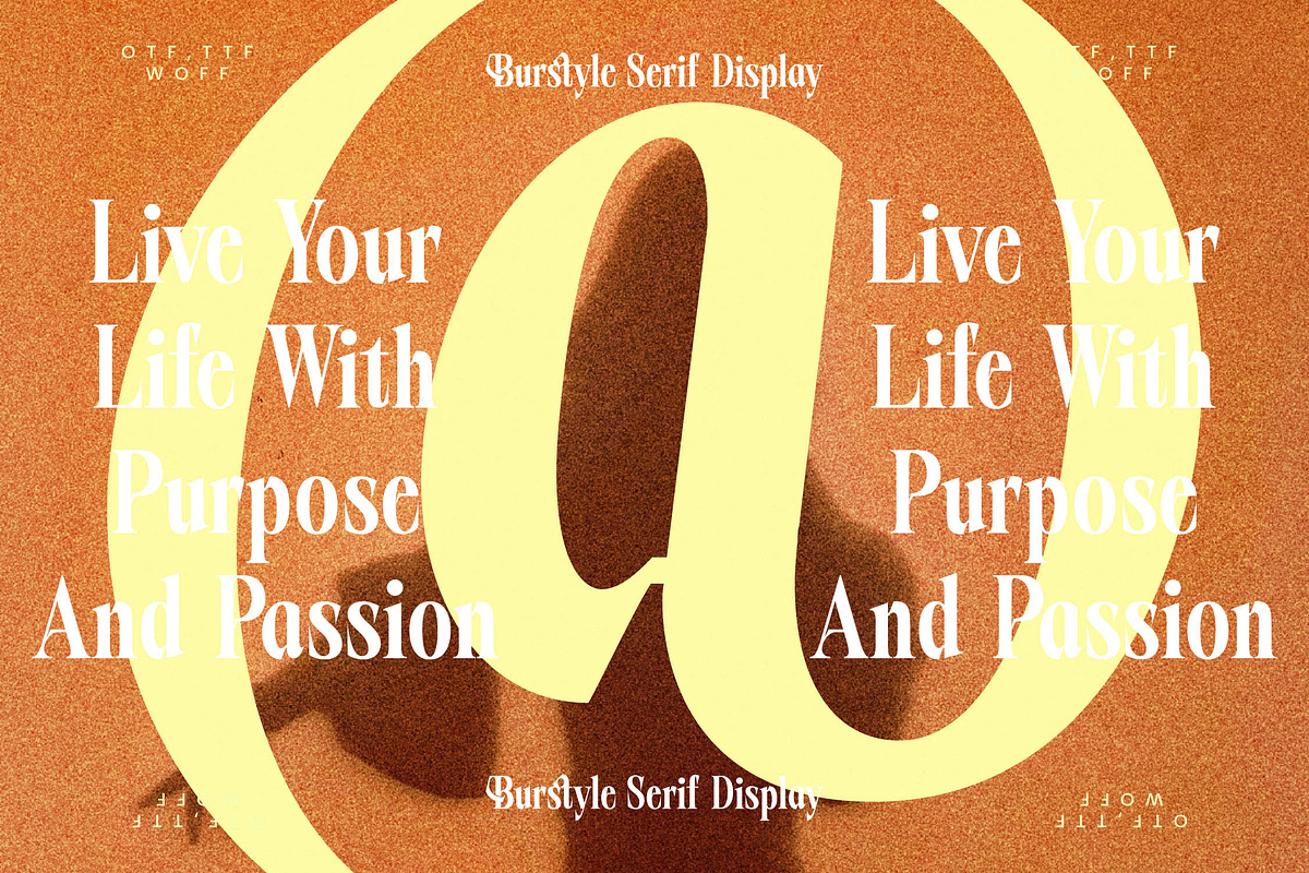 Burstyle Modern Serif Display, a Serif Font by timelesstype.co (Photo 8 of 20)