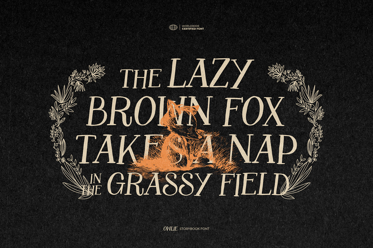 Owlie - Storybook Font, a Font by ikiiko (Photo 4 of 7)