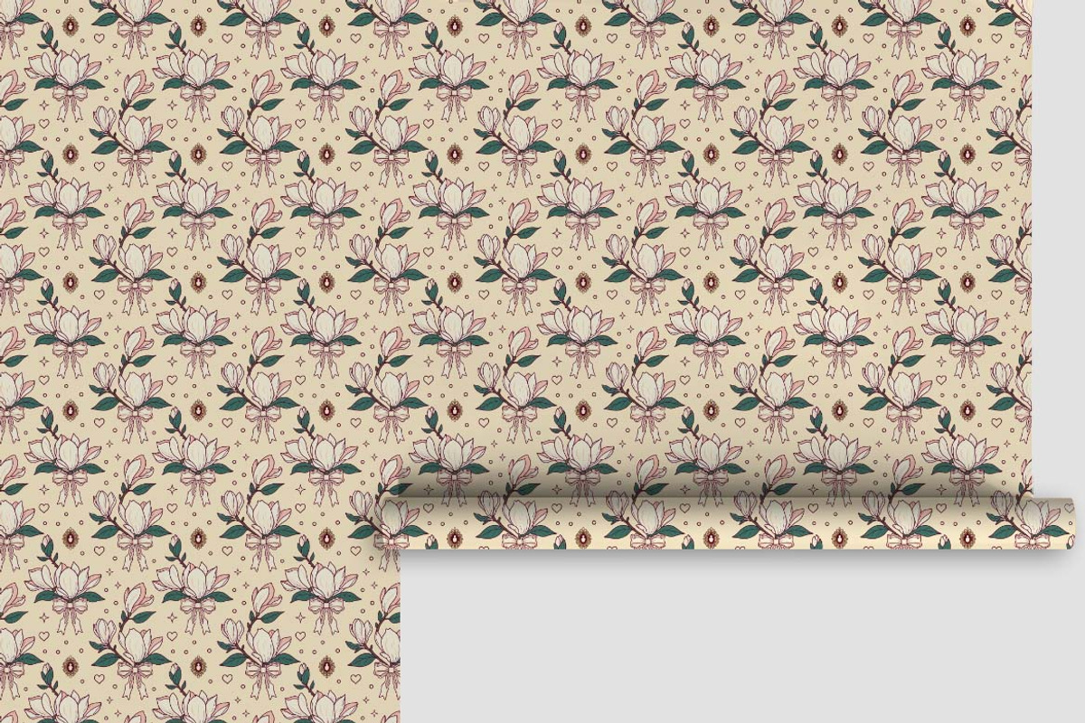 Vintage Floral Kawaii Bundle Pattern, a Pattern Graphic by one-touch (Photo 16 of 20)