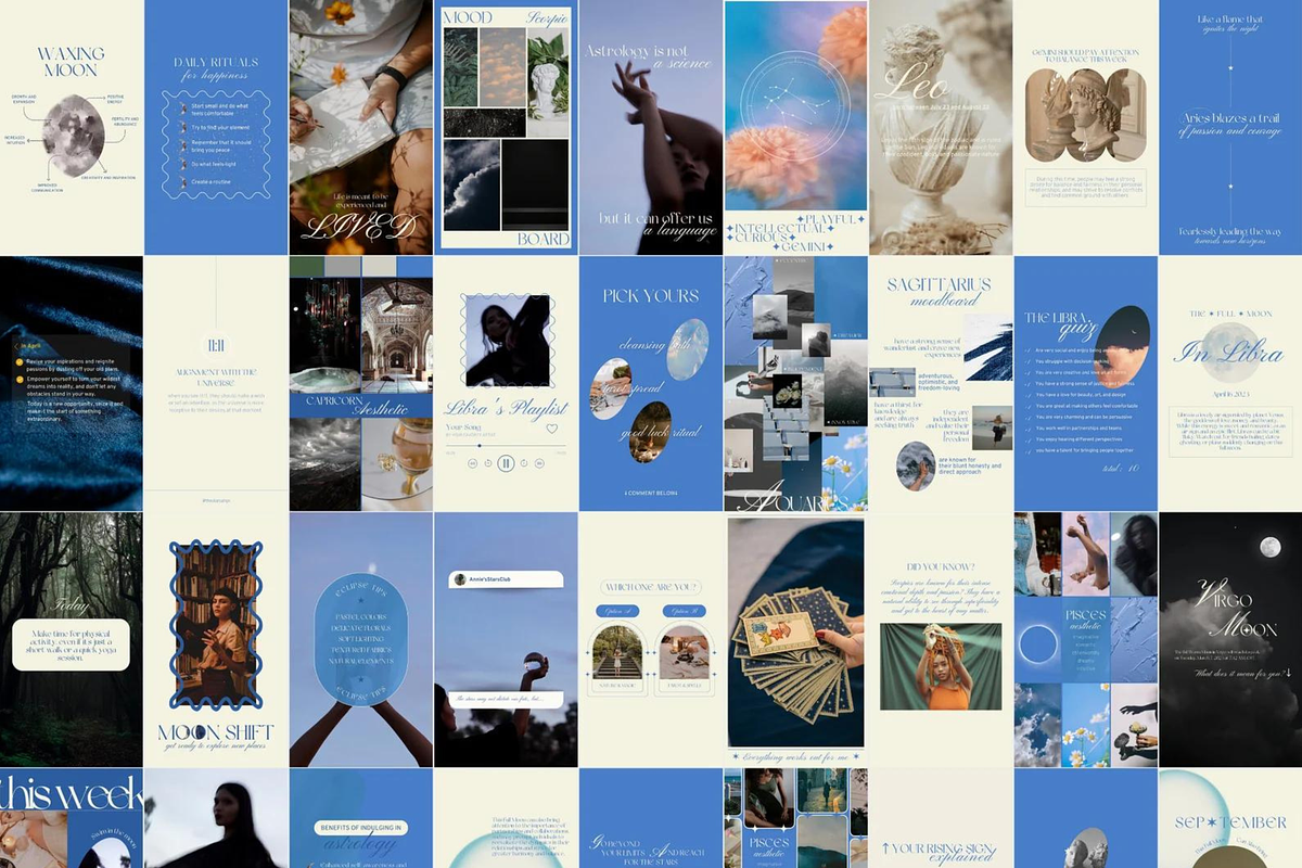 Astrology Instagram Story Templates, a Social Media Template by Story Native (Photo 2 of 10)
