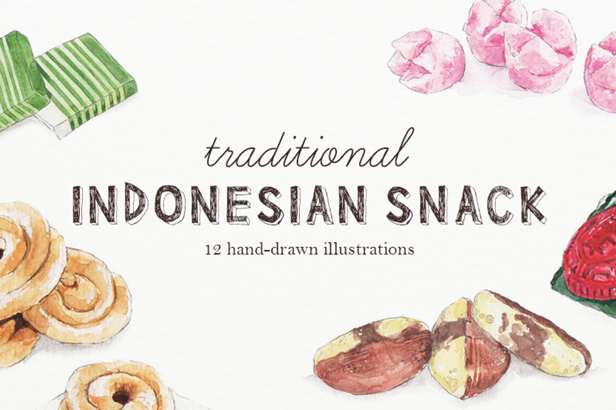 Traditional Snack Illustrations, a Food Illustration by elpple (Photo 1 of 3)