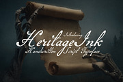 Heritage Ink - Script Typeface, a Script Font by HipFonts (Thumbnail 9 of 9)