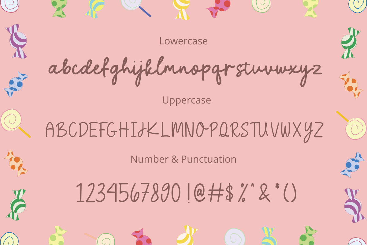 Sweet Candy, a Script Font by Fashion Creative (Photo 10 of 10)