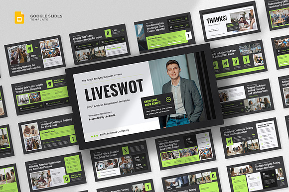 SWOT Analysis Google Slides Template preview 6