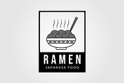 japanese ramen and noodle logo, a Food Illustration by Rizkaarishandy_shop (Thumbnail 2 of 2)
