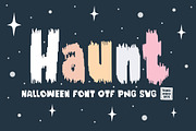 Haunt OTF PNG SVG, a Symbol Font by DREAMs Soul G. (Thumbnail 1 of 4)