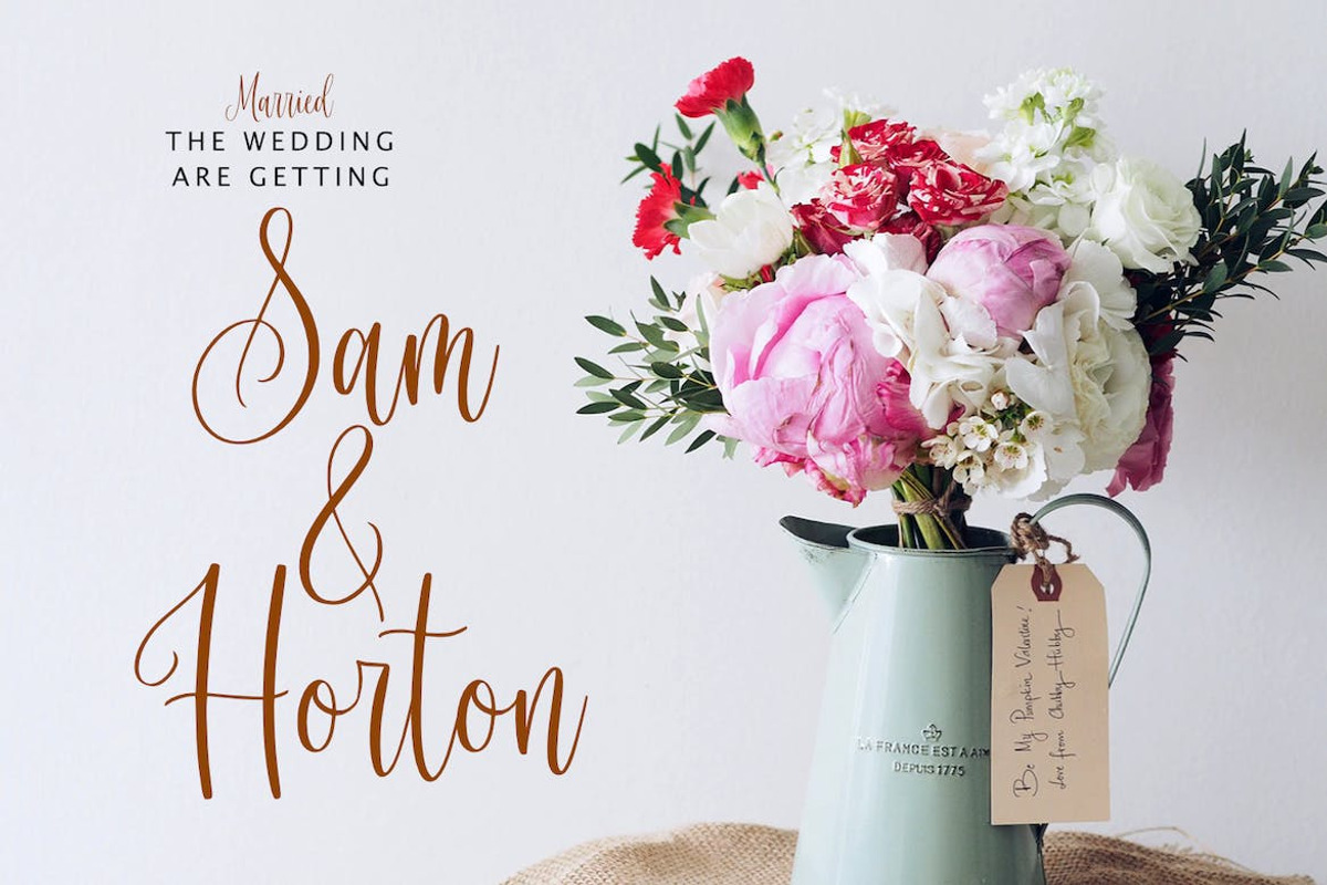 Shianty Script - Elegant, a Script Font by CreateBigSupply (Photo 2 of 8)