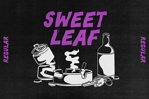 Sweet Leaf Display Font