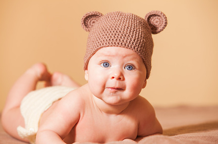 Adorable baby bear containing adorable, baby, and background, a Person Photo by oksix