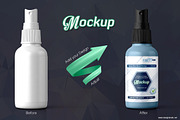 Spray Mist Bottle Mock-up, a Product Mockup by idesignstudio (Thumbnail 3 of 6)