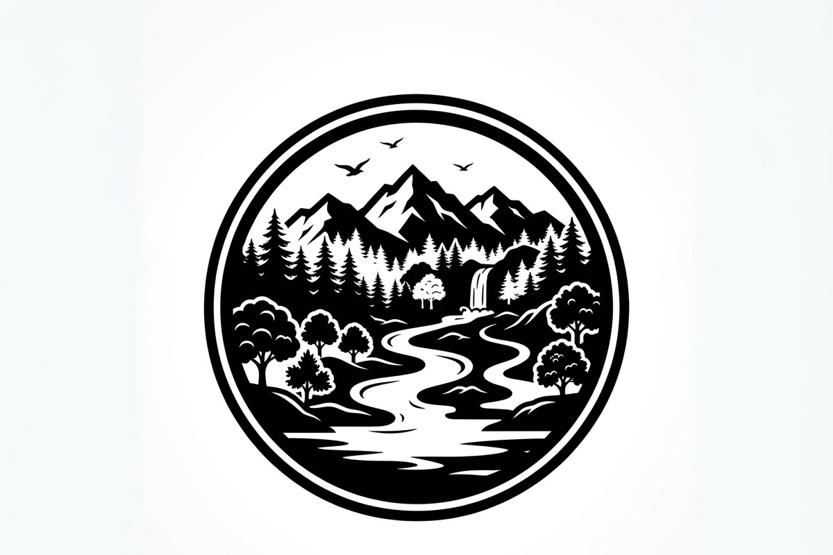 60 Eco Globe Landscape Silhouette, a Technology Illustration by Amazin_art (Photo 26 of 49)
