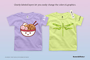 Children’s T-Shirt Mockup, a Shirt Mockup by Komet & Flicker (Thumbnail 2 of 8)