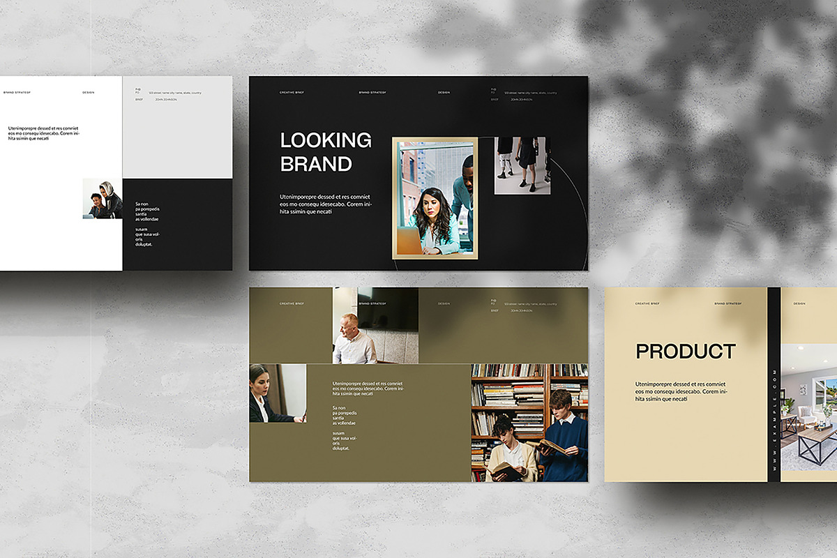 Creative Brief Template, a Presentation Template by White Graphic (Photo 7 of 8)