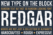Redgar Font, a Sans Serif Font by Graphite_Studios (Thumbnail 1 of 5)