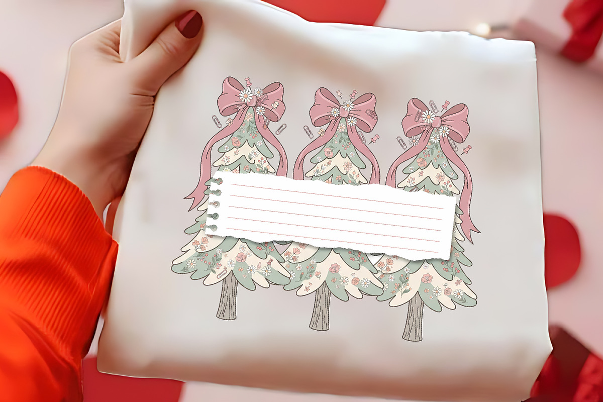 Custom Name Christmas Trees PNG, a Seasonal Illustration by CrexoraLab (Photo 2 of 4)