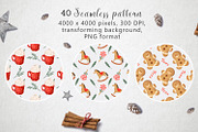 Christmas pattern Bundle, a Pattern Graphic by annasokol_ (Thumbnail 5 of 9)