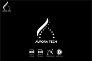 Aurora Tech Design Logo Template, a Branding & Logo Template by Ingat Sahabat (Thumbnail 3 of 3)