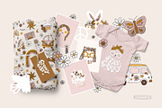 Groovy baby collection, an Animal Illustration by tatiletters (Thumbnail 2 of 9)