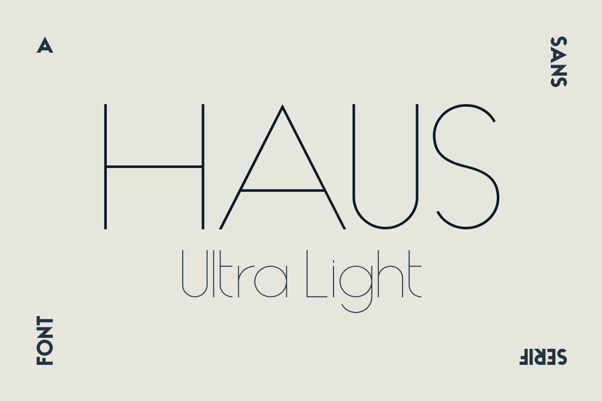 HAUS Sans Ultra Light