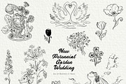 New Perennial Garden Wedding, a Decorative Illustration by divanovskaya_nv (Thumbnail 8 of 27)