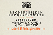 Thick Amore - All Caps Ligature Font, a Serif Font by Airotype (Thumbnail 9 of 11)