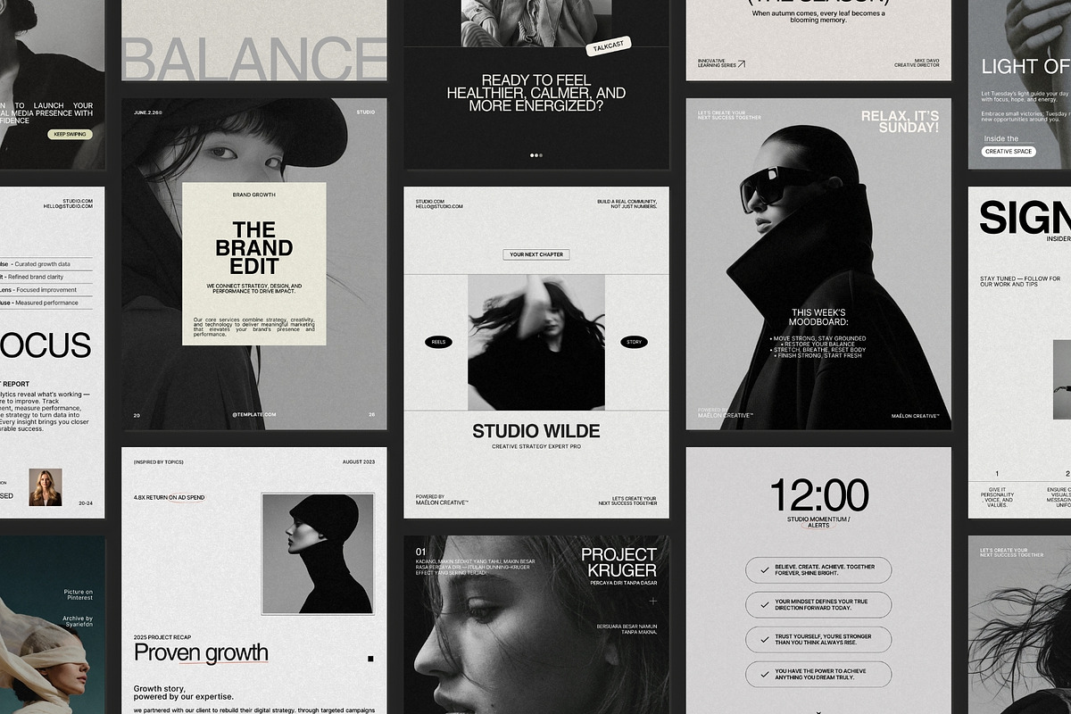 ELVO | Social Media Kit Post Bundle, a Social Media Template by Prapti Design (Photo 2 of 10)