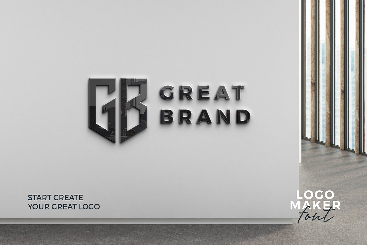 Logo maker font., a Symbol Font by lettett (Photo 6 of 6)