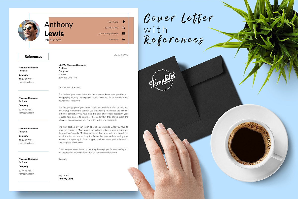 Creative Resume Template - Anthony, a Resume Template by Templates Design Co. (Photo 7 of 17)