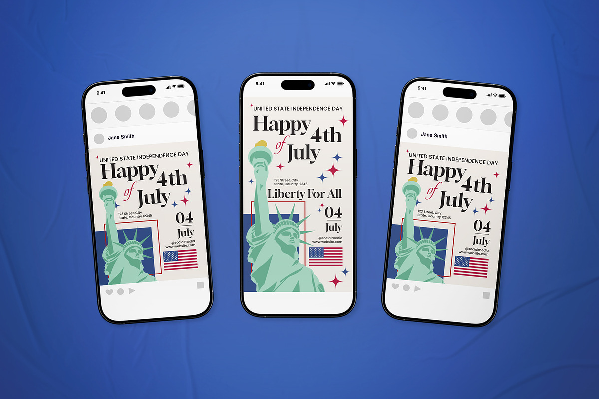 United State Independence Day Flyer, a Flyer Template by The Good Store (Photo 2 of 2)