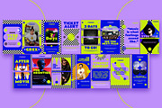 VYBE – Festival Instagram Template, a Social Media Template by Nenjo Studio (Thumbnail 3 of 5)